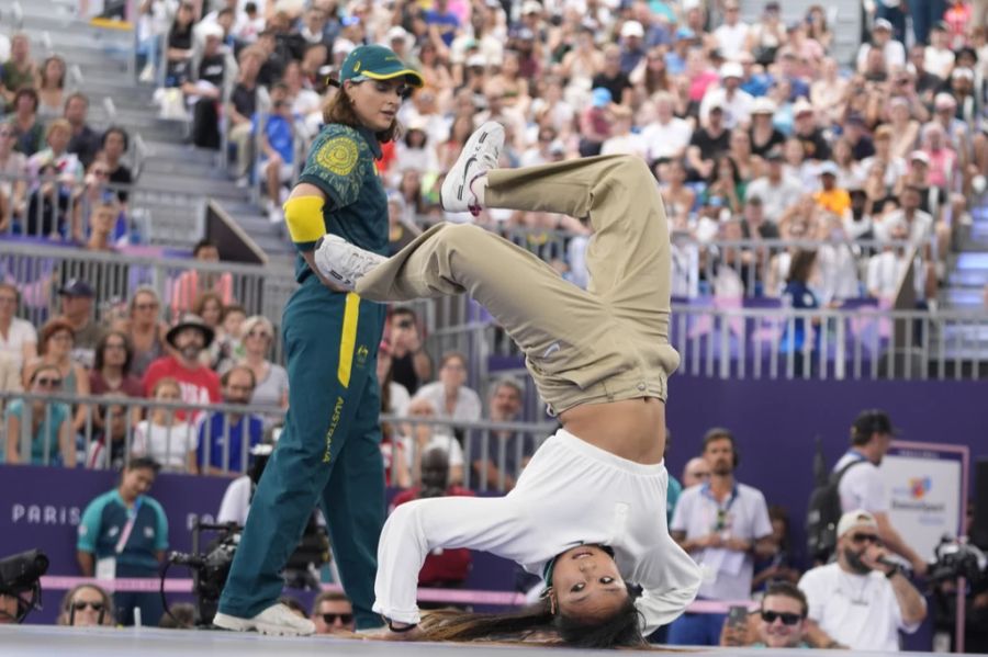 RayGun im Dancebattle an der Olympiade 2024 in Paris.