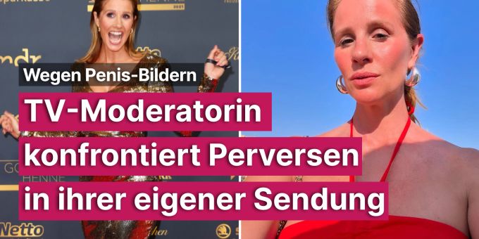Wegen Penis-Bildern - TV-Moderatorin konfrontiert Perversen in Sendung