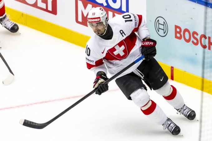 Andres Ambühl steht derzeit mit der Schweiz an der Eishockey-WM im Einsatz. Andres Ambühl