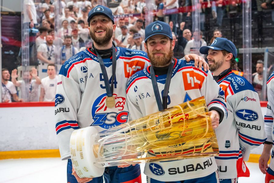 Yannick Weber und Christian Marti Slapshot