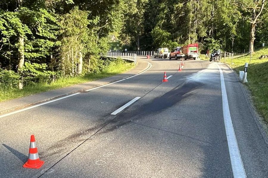 Streifkollision in Urnäsch.