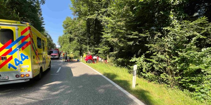 Die Autolenkerin wurde schwer verletzt. Autolenkerin
