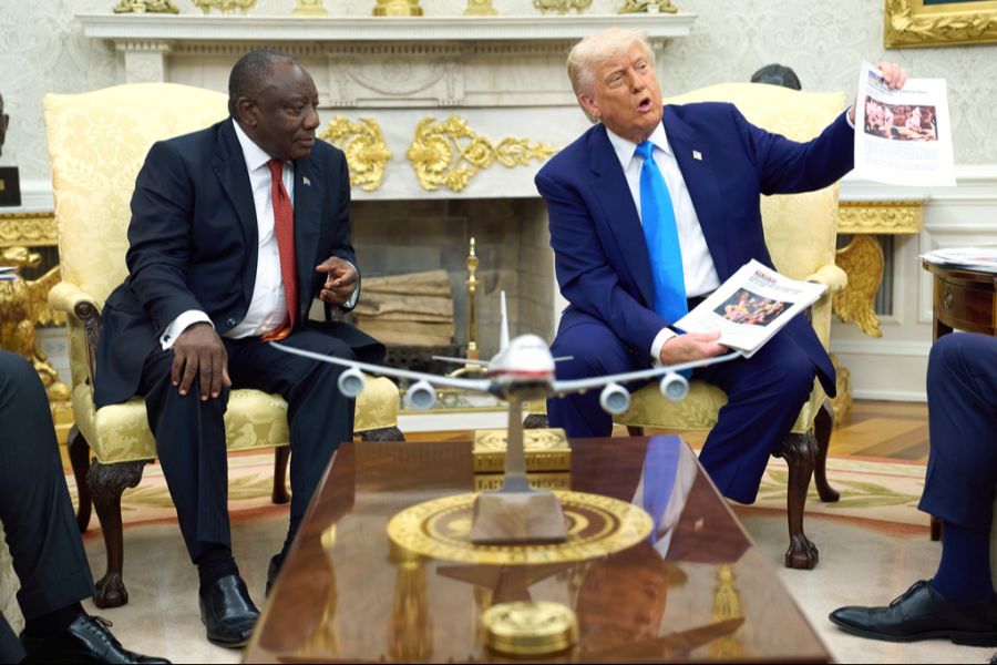 Cyril Ramaphosa Donald Trump