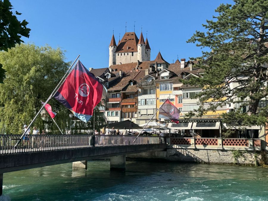 Mit Thun rüstet sich auch die zweite Gastgeberstadt aus dem Kanton Bern für die WEURO 2025.