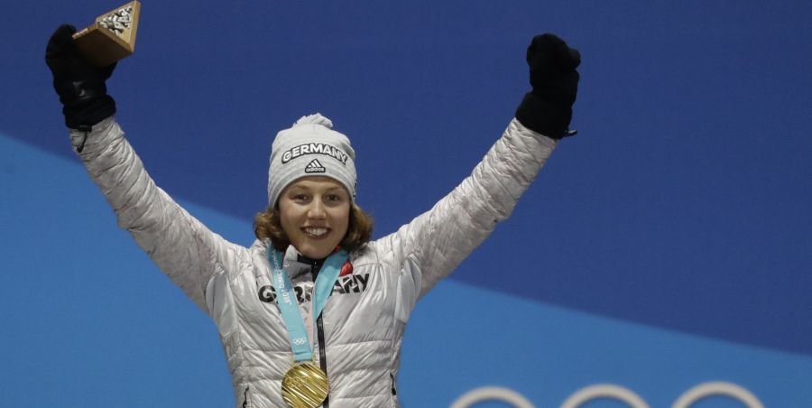 Laura Dahlmeier gewann an Olympischen Winterspielen zwei Goldmedaillen. (Archiv)