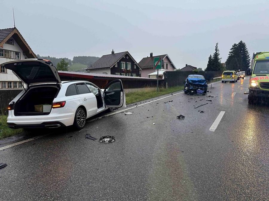 Die Verletzten wurden ins Spital gebracht.