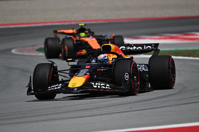 Max Verstappen (Red Bull) beim Spanien-GP der Formel 1. Red Bull Max Verstappen