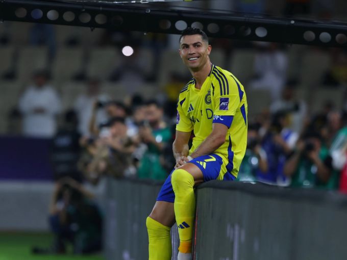 Cristiano Ronaldo packte seinen Banden-Jubel auch bei Al-Nassr nochmals aus. Cristiano Ronaldo Al-Nassr