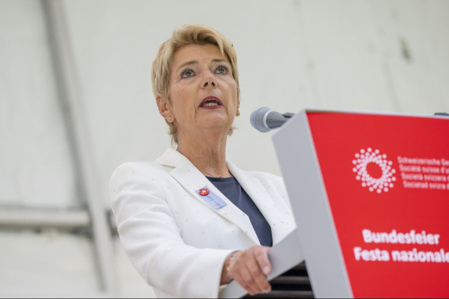 Karin Keller-Sutter Rütliwiese