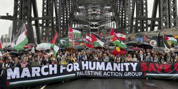 Demonstration Gaza Israel Sydney
