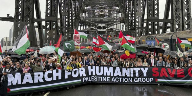 Demonstration Gaza Israel Sydney