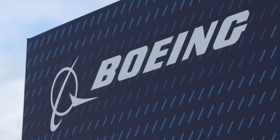 boeing logo auf gebäude