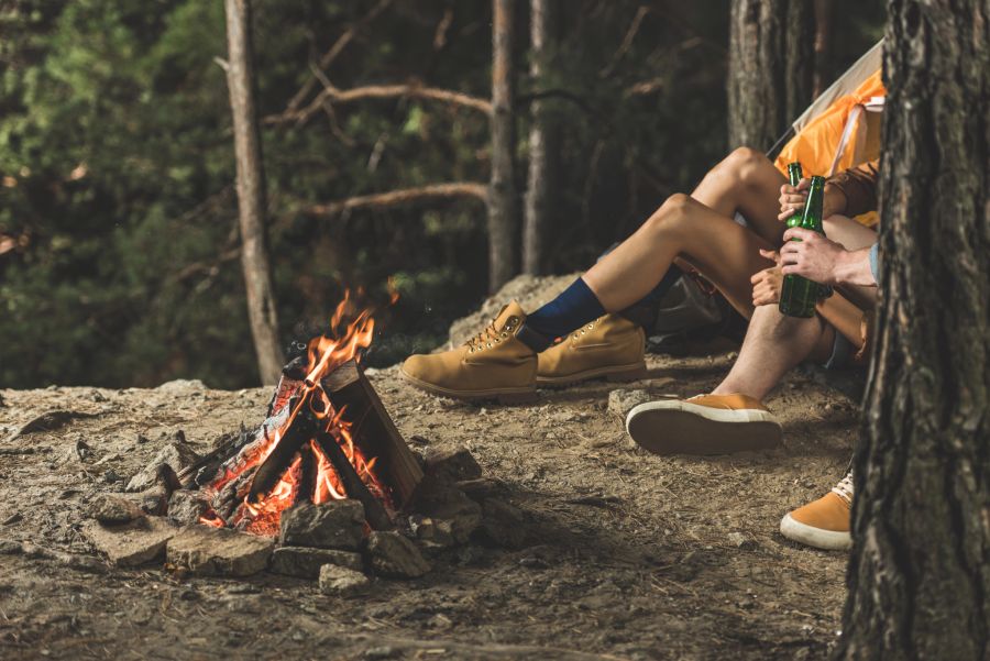 feuer camping