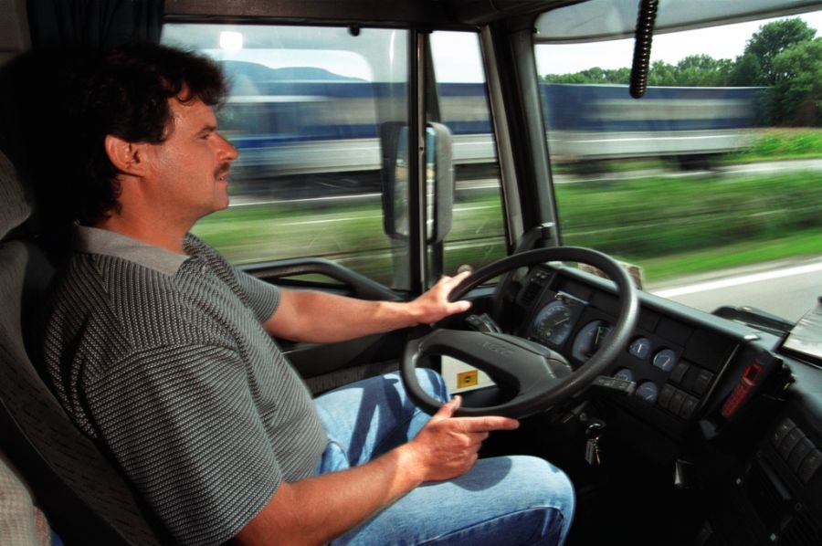 Für LKW-Chauffeure ist Stau Alltag.