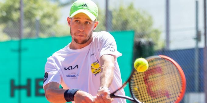 Yanik Kälin (R2) siegte gegen Carlos Braun Simo (R1). Yanik Kälin