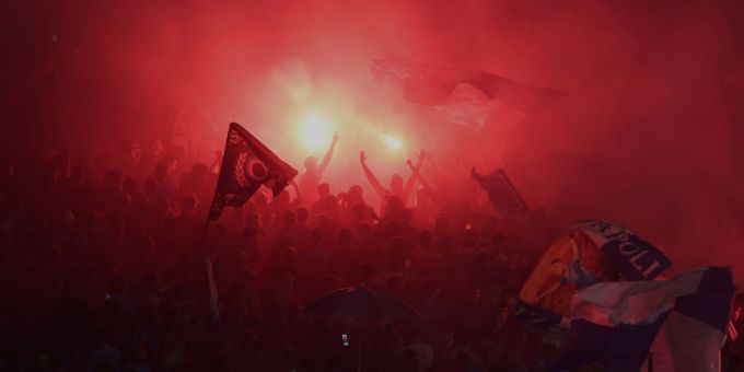 Bei den Feierlichkeiten gab es auch Ausschreitungen ssc napoli