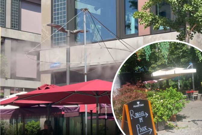 hitze restaurant stadt sommer