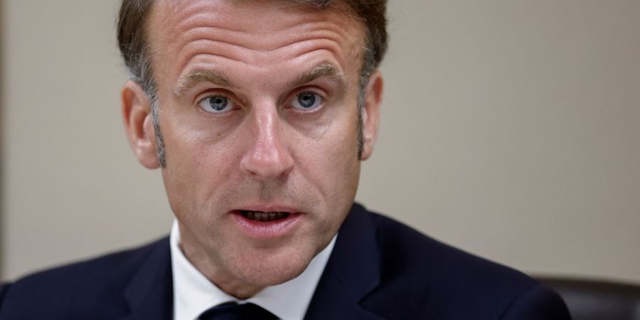 Schon länger hat der französische Präsident Emmanuel Macron sich zu einer Anerkennung von Palästina als Staat bereit gezeigt. (Archivbild)
