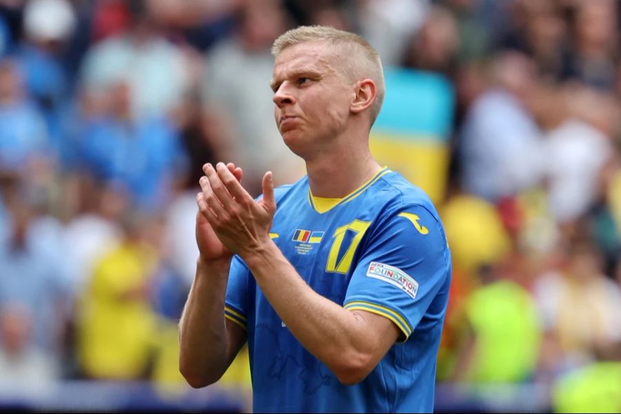 Verteidigung: Oleksandr Zinchenko (Ukraine).