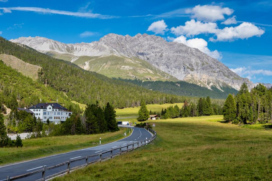 Ofenpass, Fuornpass bei Zernez im Val Mustair.