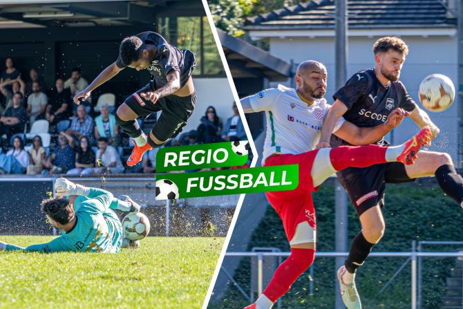 Italiana-Keeper Qallakaj stoppt Mahmoud (Köniz) spektakulär.