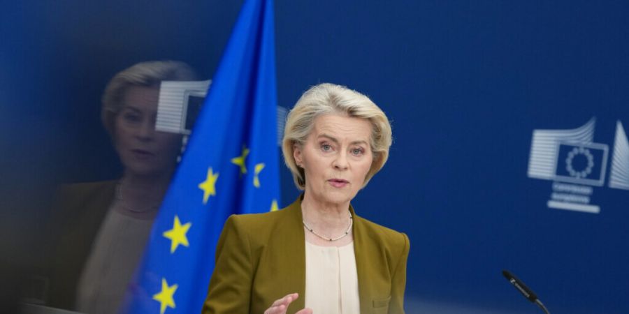 ARCHIV - EU-Kommissionspräsidentin Ursula von der Leyen. Foto: Virginia Mayo/AP/dpa