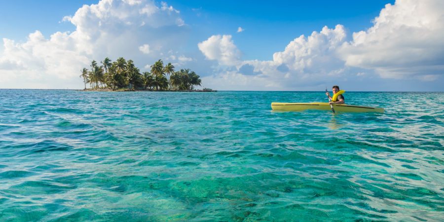 Kajakfahrer in Belize