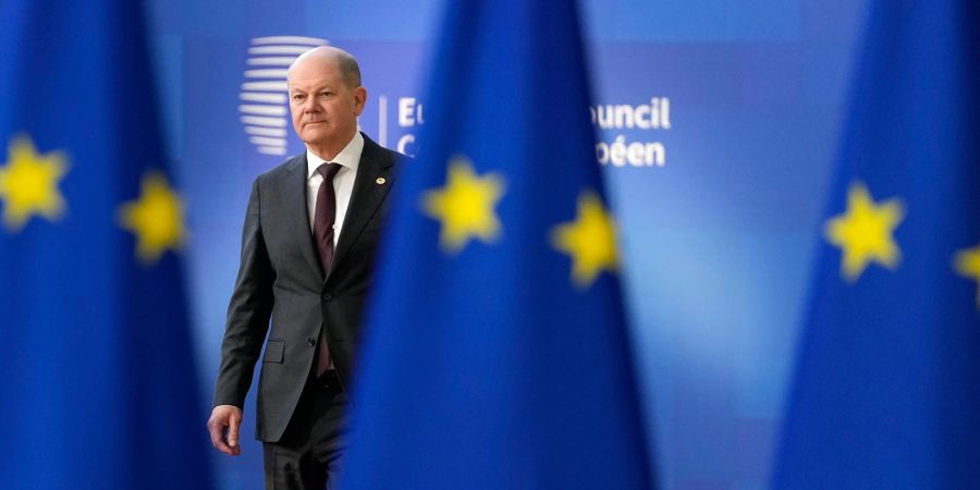 Bundeskanzerl Olaf Scholz wird heute in Brüssel erwartet.