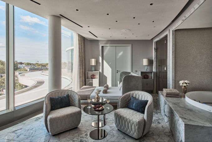 Entspannung auf höchstem Niveau: die privaten Spa-Suiten des Fontenay Hotels sind Luxus pur. Spa Suite Hotel Hamburg, The Fontenay.