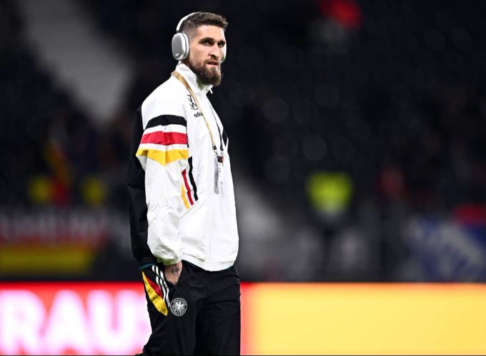 Aller Voraussicht nach wird Robert Andrich bei der Heim-EM im Sommer beim DFB für die Stabilität im Mittelfeld sorgen. robert andrich