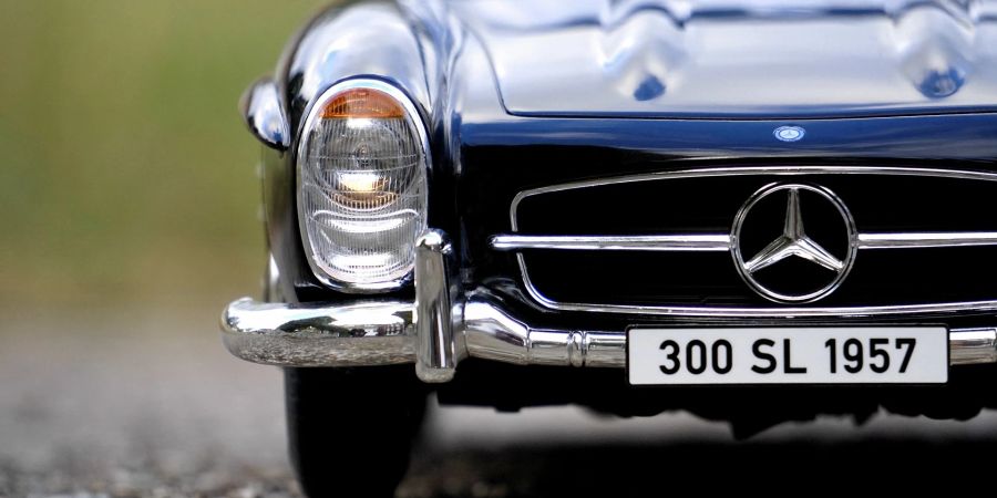 Formschön und elegantes Design - Mercedes 300 SL «Gullwing».