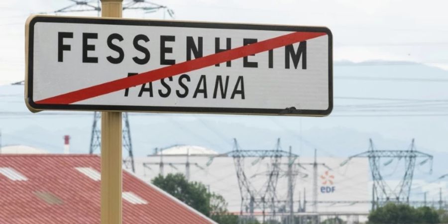 Ortsschild Fessenheim