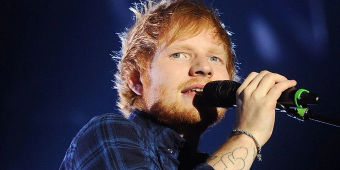 Der Musiker Ed Sheeran. Ed Sheeran