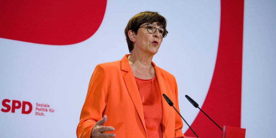 Saskia Esken: So, wie gerade gegen die demonstrierenden Frauen und Männer auf den Strassen vorgegangen werde, «müssen die Gespräche enden».