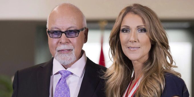 Céline Dion mit ihrem verstorbenen Ehemann René Angélil. Céline Dion