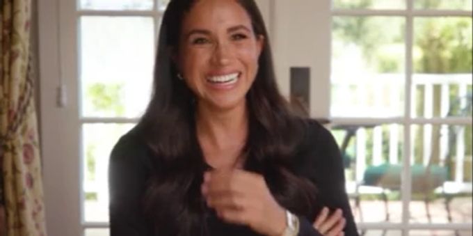 Mehr ist mehr bei Meghan Markle und ihrem Lachen. Meghan Markle