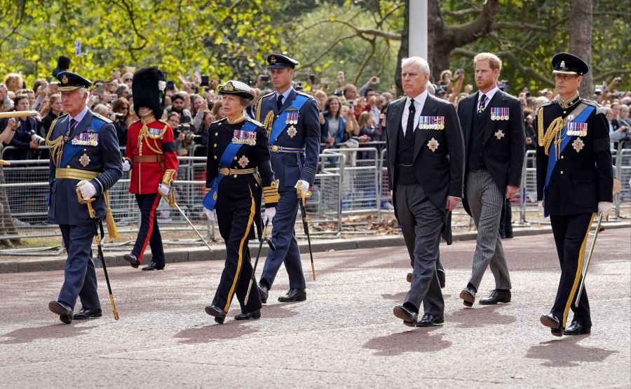 Am Mittwoch war der Trauerzug zu Ehren von Queen Elizabeth.