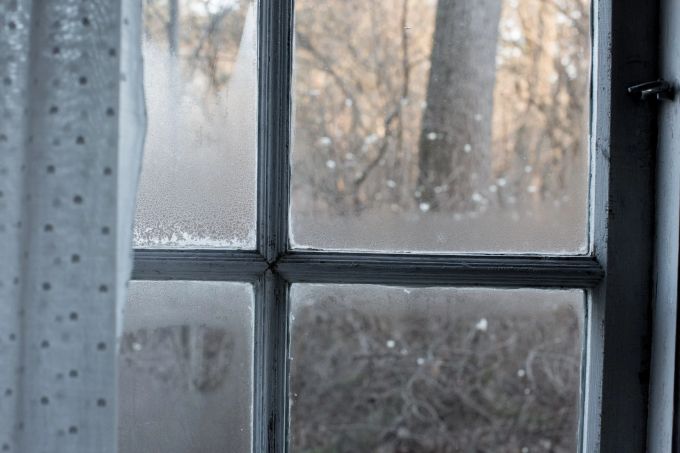 Wo sich Kondenswasser absetzt, besteht Schimmelgefahr – vor allem in der kalten Jahreszeit. Fenster Kondenswasser Schimmel