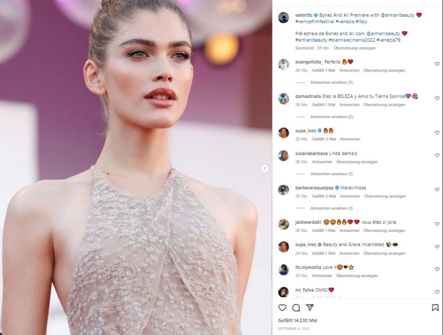 Transgender-Model Valentina Sampaio ist ebenfalls ein Victoria's-Secret-Engel.