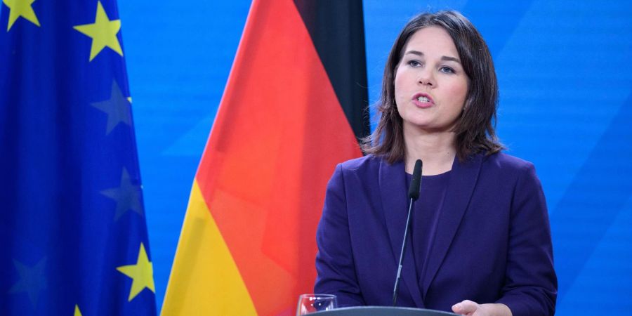 Aussenministerin Annalena Baerbock reist nach Nordmazedonien und Georgien.