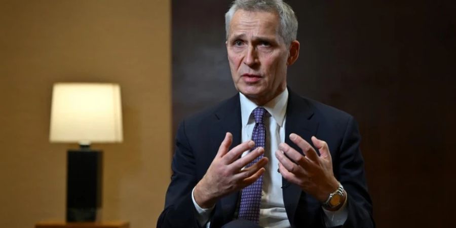 Nato-Chef Stoltenberg beim AFP-Interview in Seoul