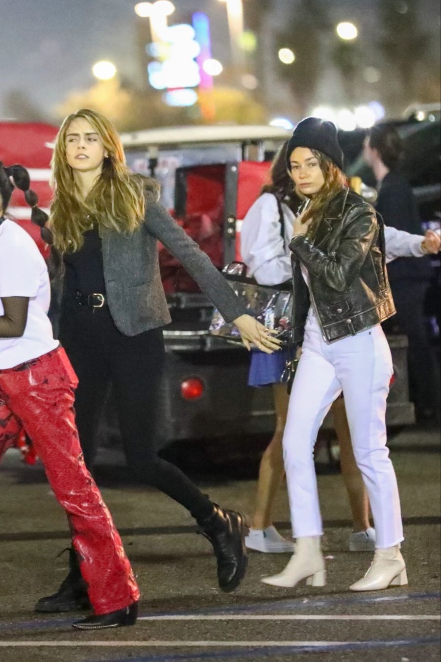 Cara Delevingne und ihre Freundin Minke in Inglewood.