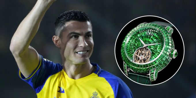 388 Edelsteine - Ronaldo trägt neue Luxusuhr im Saudi-Look