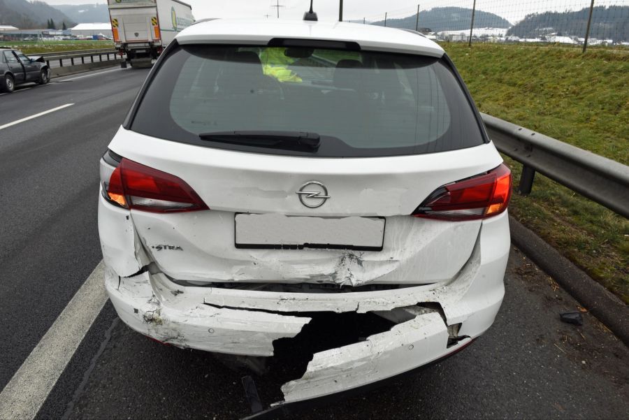 Beim Unfall entstand ein Sachschaden.