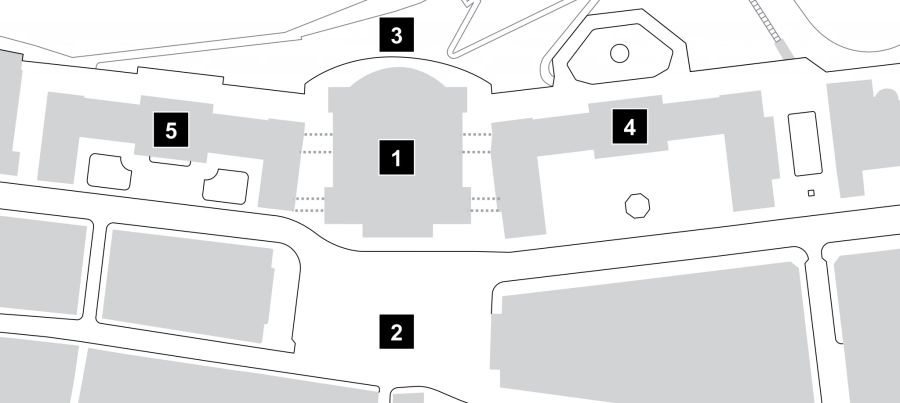 Situationsplan Bundeshaus Parlamentsgebäude