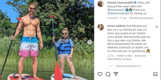 Dan Swygart (26) hat sich auf ein paar Dates mit Shauna Rae (23) getroffen. dan shauna