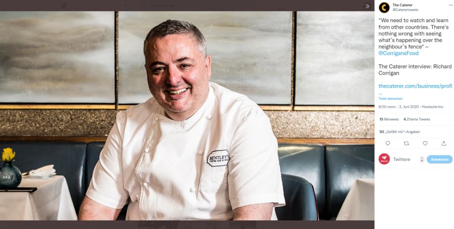 Für die Queen hingegen zaubert er gerne in tolles Menü – kostenlos.