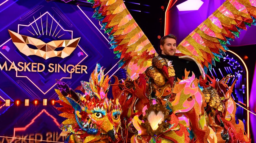 «The Masked Singer»: Samuel Koch ist der Phönix.