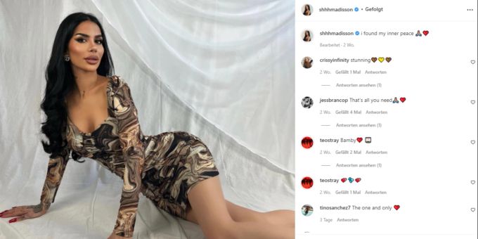 Mia Madisson gibt auf Instagram immer wieder ehrliche Einblicke. Mia Madisson.