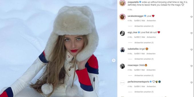 Influencerin wie die Schweizerin Zoe Pastelle verdienen mit Instagram-Werbung ihr Geld. instagram